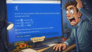 Falso BSOD - Click fix